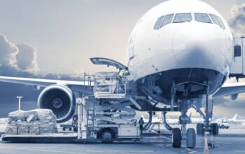 loading cargo into the aircraft before departure loading cargo into the aircraft before departure